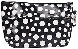 Fragrances, Perfumes, Cosmetics Polka Dot Cosmetic Bag, black - Nascita Professional 041