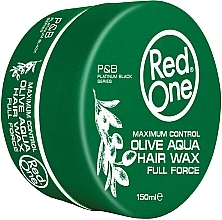 Fragrances, Perfumes, Cosmetics Ultra Strong Hold Hair Styling Aqua Wax - RedOne Olive Aqua Hair Wax