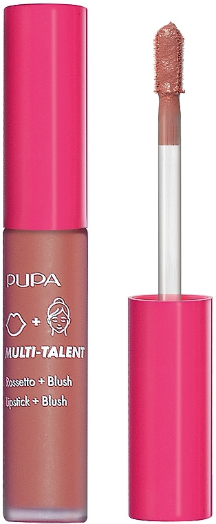 Multifunctional Lipstick & Blush - Pupa Multi-Talent Lipstick + Blush — photo N1