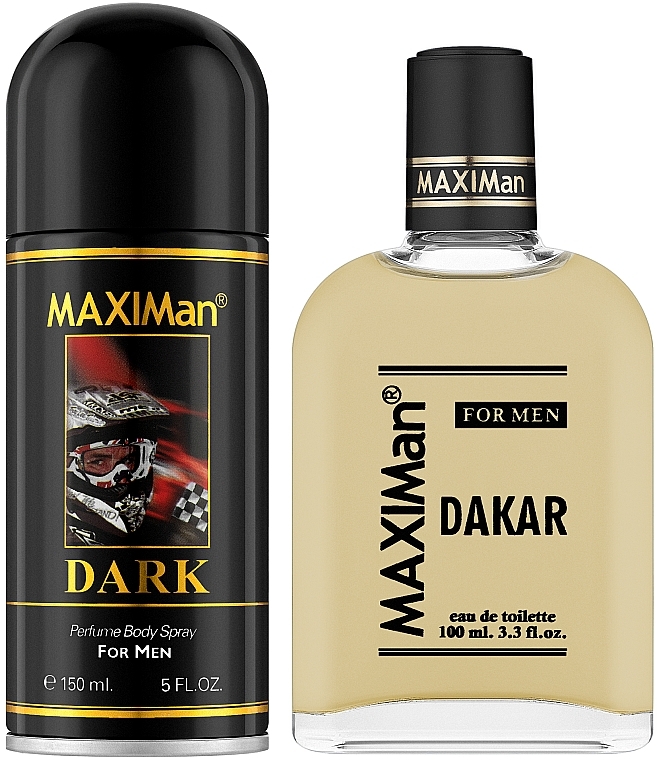 Aroma Parfume Maximan Dakar - Set (edt/100ml + deo/spray/150ml)  — photo N7