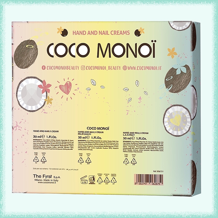 Coco Monoi - Set (h/cr/3x30ml) — photo N3