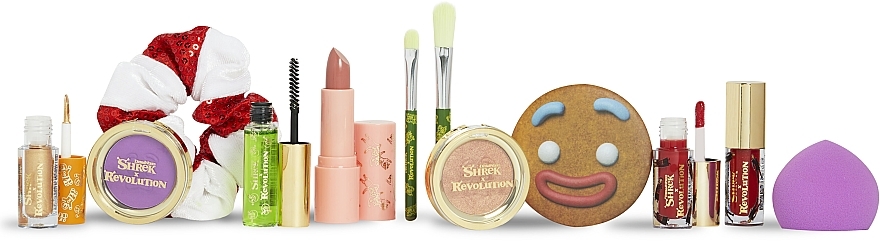 Advent Calendar - Makeup Revolution Shrek x Revolution Gingy 12 days Advent Calendar — photo N2