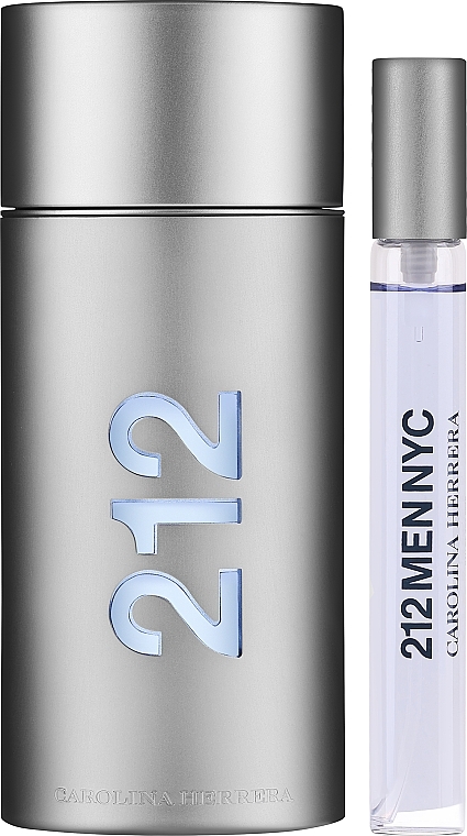 Carolina Herrera 212 Men NYC - Set (edt/100ml + edt/mini/10ml) — photo N2