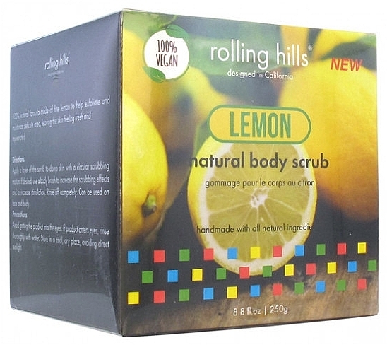 Lemon Body Scrub - Rolling Hills Gommage Corps Naturel — photo N4