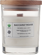 Fragrances, Perfumes, Cosmetics Scented Candle in Glass "Baccarat&Rouge" - Purity Candle