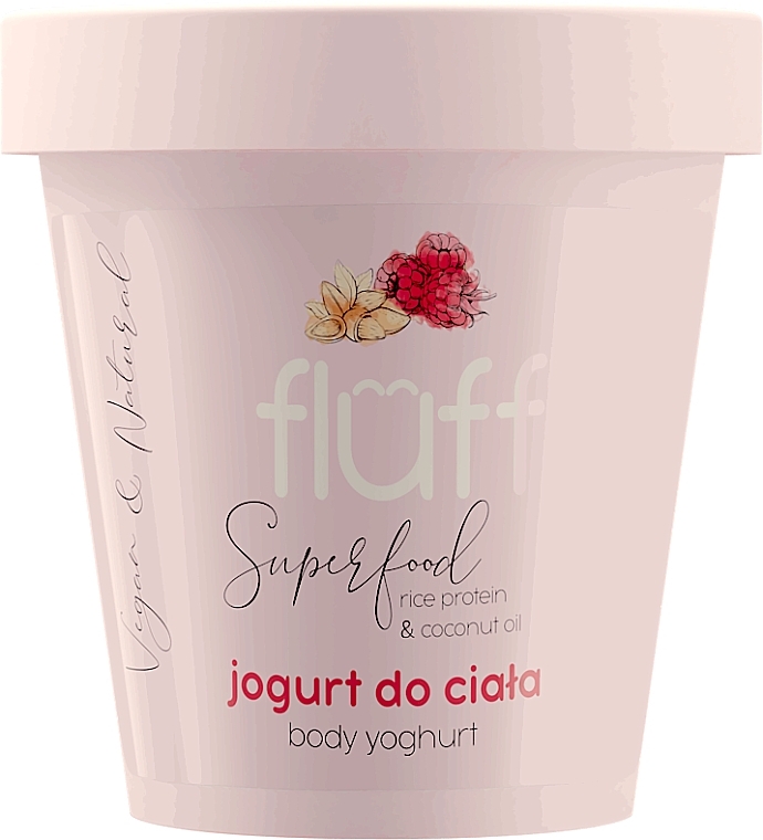 Body Yogurt ‘Raspberry and Almond’ - Fluff Body Yogurt Raspberries and Almonds  — photo N2