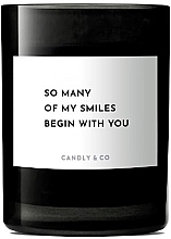 Scented Candle - Candly & Co No.6 So Many Of My Smiles Begin With You Scented Candle — photo N2