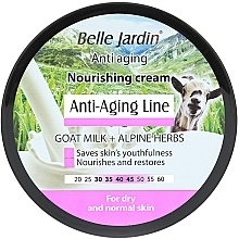 Fragrances, Perfumes, Cosmetics Anti-Aging Nourishing Cream "Goat Milk" - Belle Jardin Anti Aging Line Face Cream