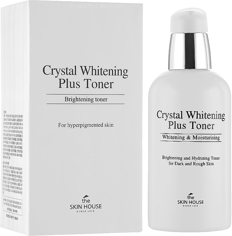 Whitening Anti Age Spot Face Toner - The Skin House Crystal Whitening Plus Toner — photo N2