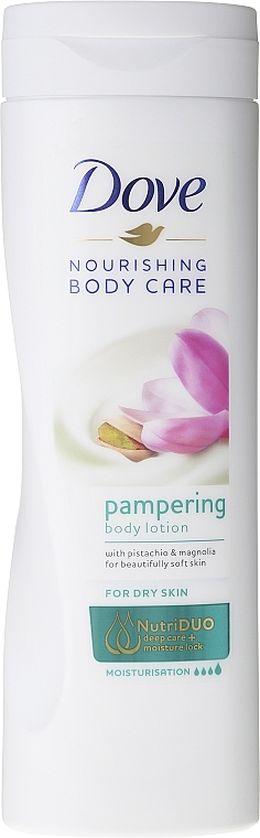 Body Lotion - Dove Nourishing Puerly Pampering Body Lotion With Pistachio & Magnolia — photo N3