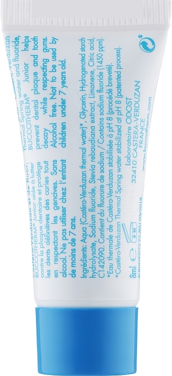 Kids Tooth Gel with Thermal Water with Mint Flavour - Buccotherm — photo N2