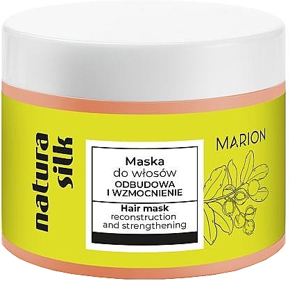 Hair Mask - Marion Natura Silk Reconstruction and Strengthening — photo N1