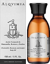 Chamomile, Rosemary & Juniper Body Oil - Alqvimia Chamomile Rosemary And Juniper Body Oil — photo N13