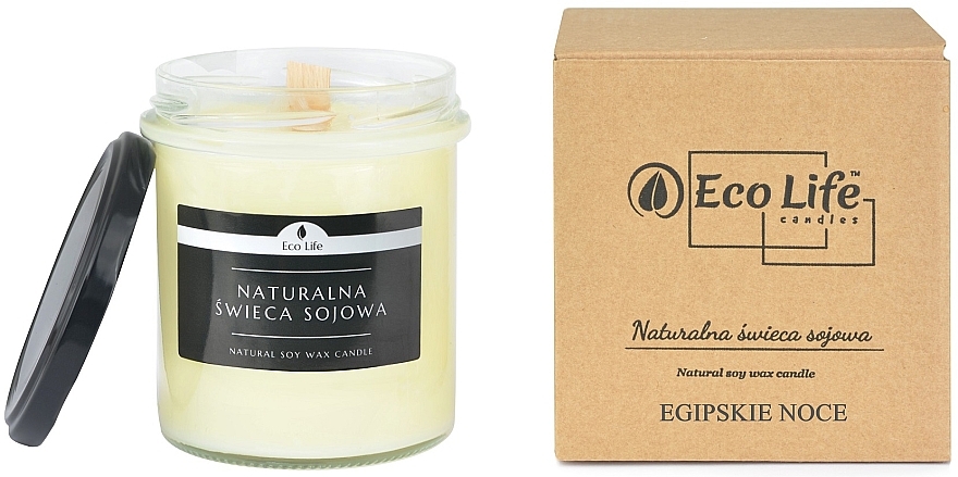 Scented Soy Candle 'Egyptian Nights' - Eco Life Candles — photo N3