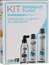 Fragrances, Perfumes, Cosmetics Set - Redken Cerafill Densidad Flash Fino Defy Kit (shm/290ml + cond/245ml + treat/125ml)