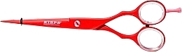 Fragrances, Perfumes, Cosmetics Hairdressing Scissors, 2444/6, red - Kiepe Hair Scissors Regular Pastel 6"