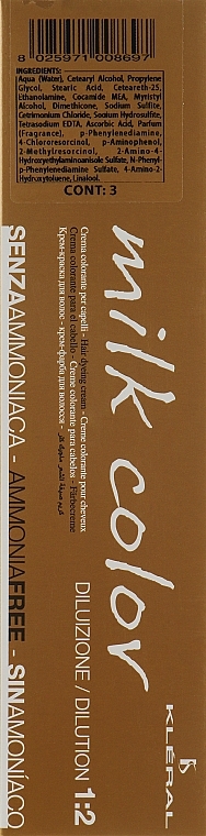 Ammonia-Free Hair Color - Kleral System Milk Color — photo N3