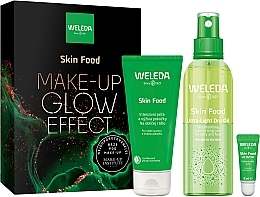 Fragrances, Perfumes, Cosmetics Set - Weleda Skin Food Make-up Glow Effect Set (b/cr/75ml + b/oil/100ml + l/butter/8ml)