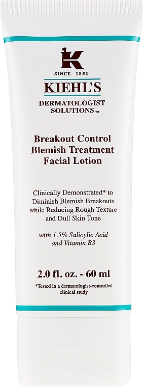 Breakout Control Blemish Treatment Lotion - Kiehl’s Dermatologist Solutions Breakout Control Blemish Treatment Lotion — photo N2