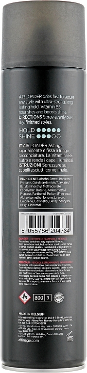 Super Strong Hold Hair Spray - Affinage Mode Air Loader — photo N4