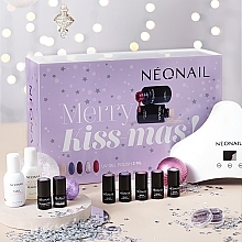 Fragrances, Perfumes, Cosmetics Set - NeoNail Professional Kiss Mas Set (gel/pol/7x3ml + led + clear/50ml + rem/50ml + pol/for/nails/2g)