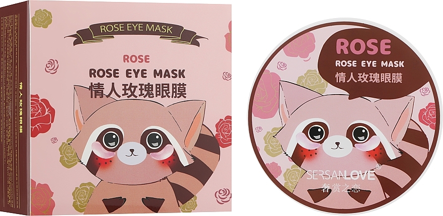 Hydrogel Eye Patch with Rose Extract - Sersanlove Rose Eye Mask — photo N5