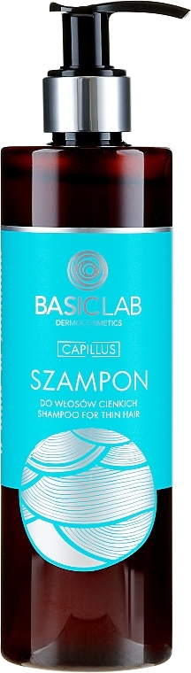 Thin Hair Shampoo - BasicLab Dermocosmetics Capillus Shampoo For Thin Hair — photo N2