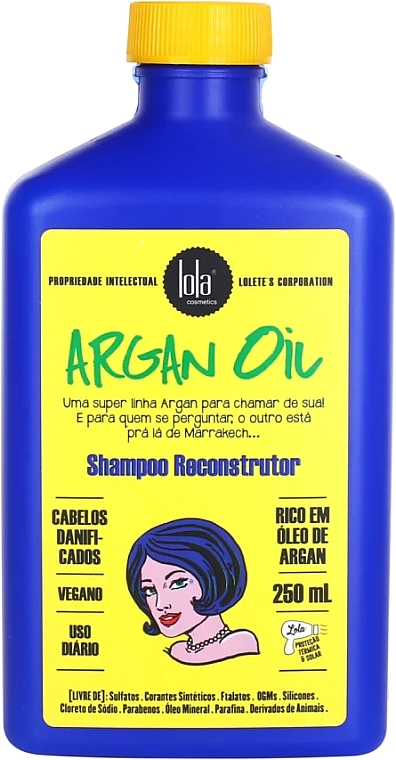 Argan Oil Revitalizing Shampoo - Lola Cosmetics Argan Oil Reconstructing Shampoo — photo N1