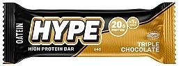 Fragrances, Perfumes, Cosmetics Protein Bar "Triple Chocolate" - Oatein Hype Bar Triple Chocolate