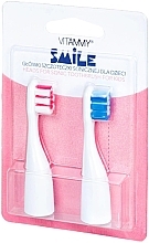 Electric Toothbrush Head, pink - Vitammy Smile — photo N1