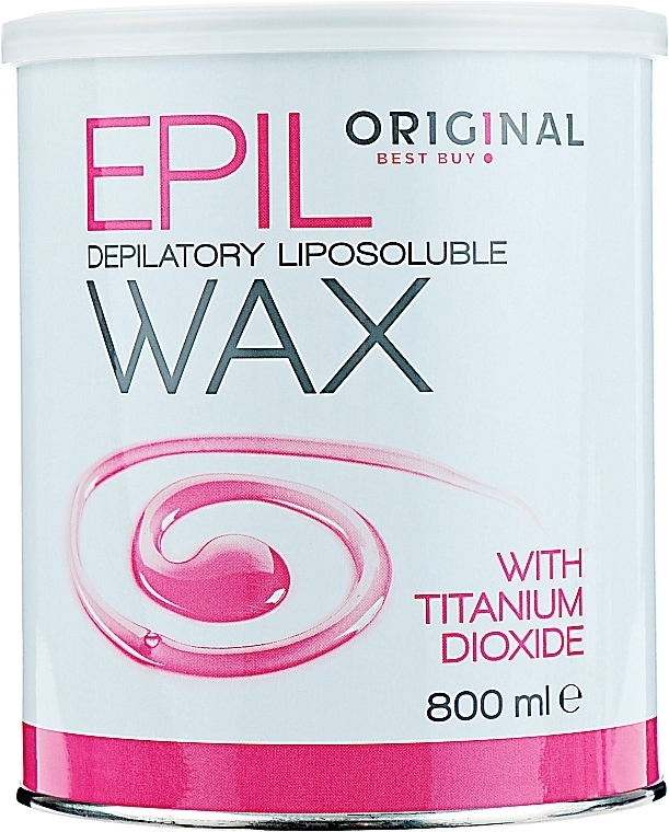 Titanium Dioxide Liposoluble Wax, pink - Original Best Buy Epil Depilatory Liposoluble Wax — photo N1