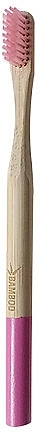 Bamboo Toothbrush, medium, pink - Himalaya dal 1989 Bamboo Toothbrush — photo N1