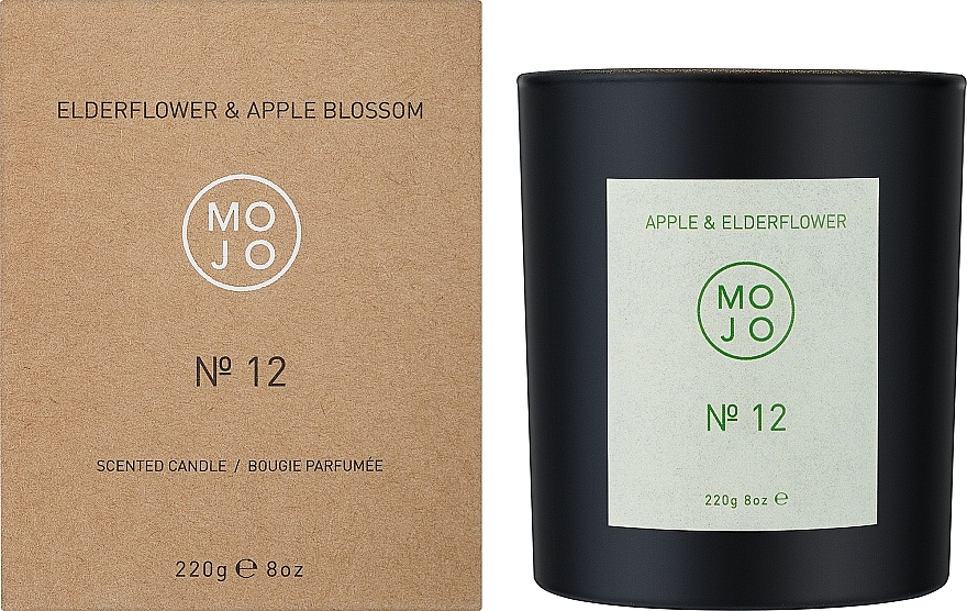 Mojo Elderflower & Apple Blossom №12 - Scented Candle — photo N13