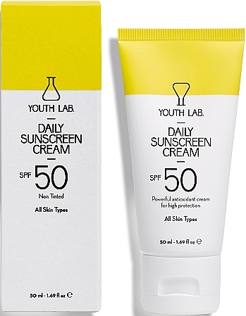 Face Sunscreen SPF 50 - Youth Lab. Daily Sunscreen Cream SPF 50 — photo N1