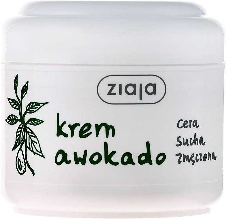Avocado Oil Cream for Dry Skin - Ziaja Cream For Dry Skin — photo N1