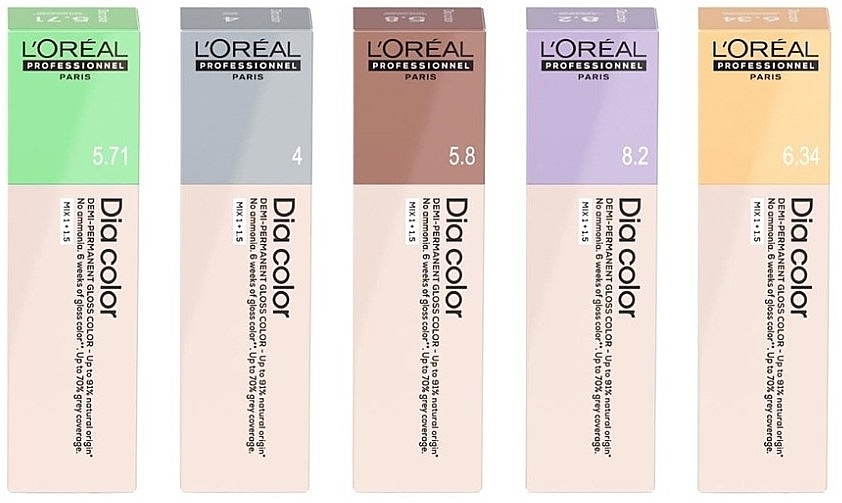 Hair Color - L'Oreal Professionnel Dia Color Demi-Permanent Gloss Color — photo N2