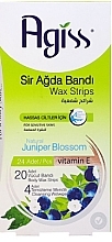 Fragrances, Perfumes, Cosmetics Body Depilation Strips with Natural Juniper Extract & Vitamin E - Agiss Wax Strips for Sensitive Skin