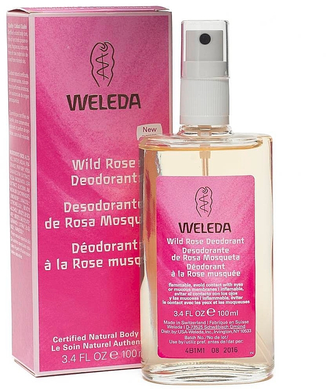 Body Deodorant "Rose" - Weleda Wild Rose Deodorant — photo N1