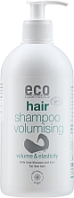 Fragrances, Perfumes, Cosmetics Linden Blossom & Kiwi Volume Shampoo with Dispenser - Eco Cosmetics Hair Shampoo Volumising Volume & Elasticity