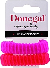 Fragrances, Perfumes, Cosmetics Elastic Hair Bands, FA-5642, pink + crimson - Donegal