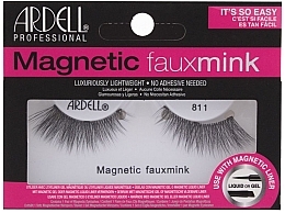 Magnetic False Lash Set, 811 - Ardell Magnetic Lashes Faux Mink — photo N3