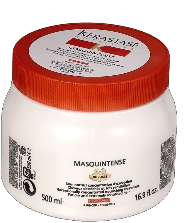 Intensive Mask for Dry and Damaged Hair - Kerastase Masquintense Irisome Nutritive — photo N2