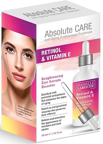 Eye Booster Serum - Absolute Care Retinol Vitamin C Eye Serum Booster — photo N1