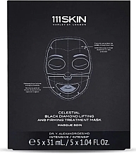 Face and Neck Mask - 111SKIN Celestial Black Diamond Lifting And Firming Mask — photo N1