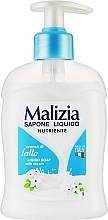 Fragrances, Perfumes, Cosmetics Liquid Soap "Milk Cream" - Malizia Liquid Soap Crema Di Latte