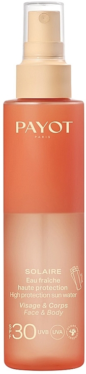 Sun Protection Face and Body Water  - Payot Solaire Eau Fraiche High Protection Sun Water SPF30 — photo N1