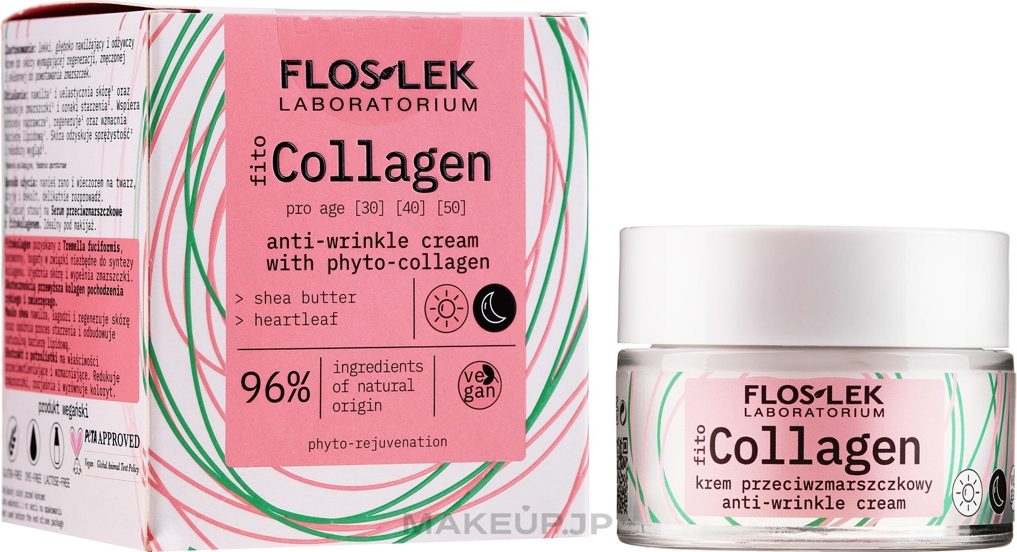 Anti-Wrinkle Cream with Phytocollagen - Floslek Pro Age Cream With Phytocollagen — photo 50 ml