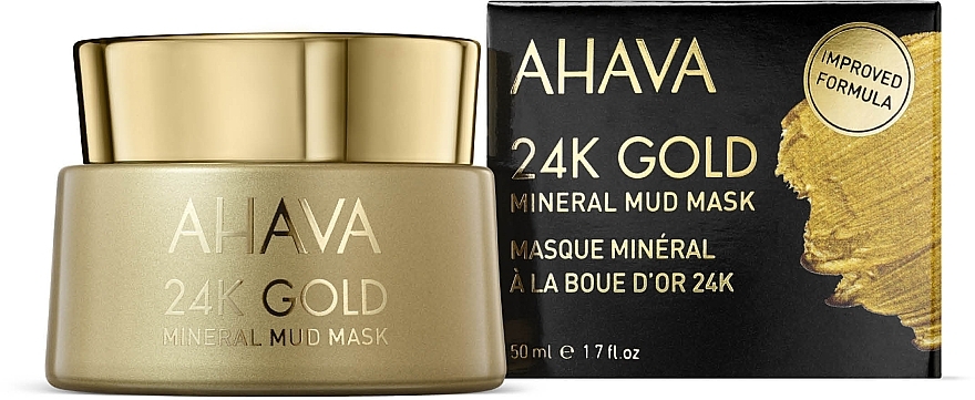 Gold Face Mask - Ahava 24K Gold Mineral Mud Mask — photo N2