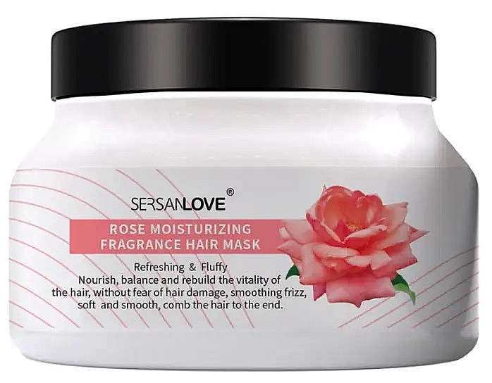 Moisturizing Hair Mask - Sersanlove Hair Film Rose Moisturizing Fragrance Mask — photo N1