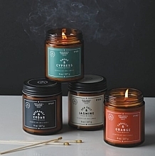 Scented Candle in Jar - Gentleme's Hardware Scented Soy Wax Glass Candle 593 Bergamot & Cedar — photo N1